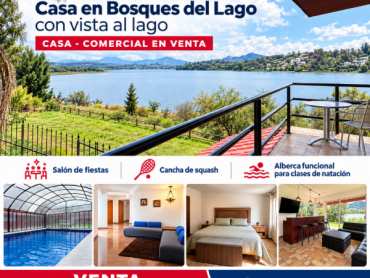 Casa en Venta Bosques del Lago con vista al lago